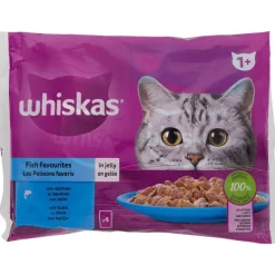 Dierenvoeding>Whiskas Maaltijdzakjes Zalm & Tonijn