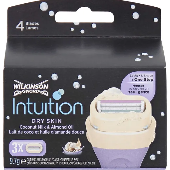 Ontharen & Scheren>Wilkinson Scheermesjes Intuition Groen,Roze,Paars