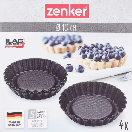 Ovenschalen & Bakvormen>Zenker Taartvormen Zwart