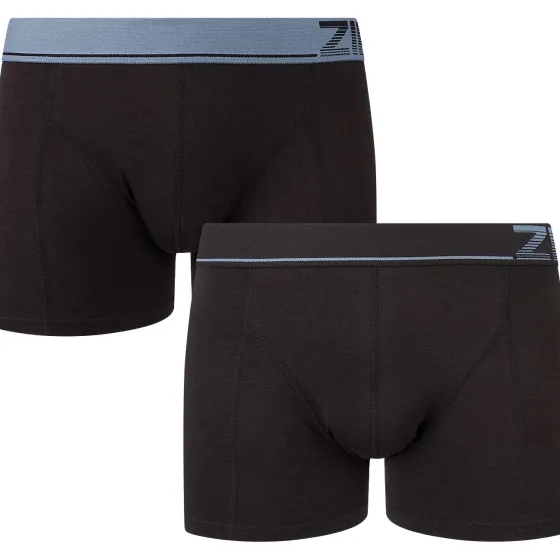 Ondergoed>Ziki Bamboe Boxershorts Blauw,Rood,Zwart