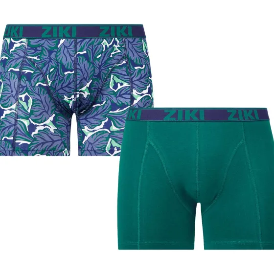 Ondergoed>Ziki Boxershorts Blauw,Groen,Oranje,Print