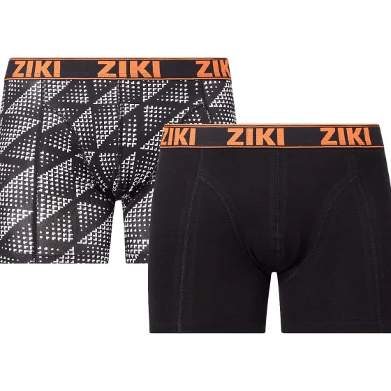 Ondergoed>Ziki Boxershorts Blauw,Groen,Oranje,Print