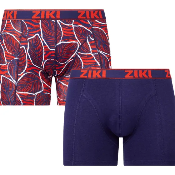 Ondergoed>Ziki Boxershorts Blauw,Groen,Oranje,Print