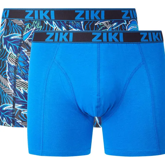 Ondergoed>Ziki Boxershorts Blauw,Groen,Oranje,Print