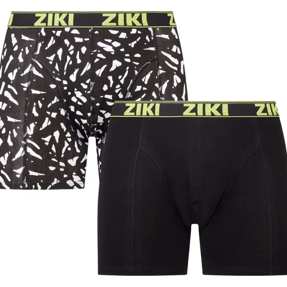 Ondergoed>Ziki Boxershorts Blauw,Print