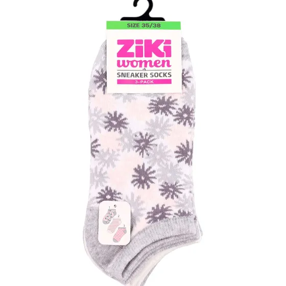 Beenmode>Ziki Sneakersokken Print