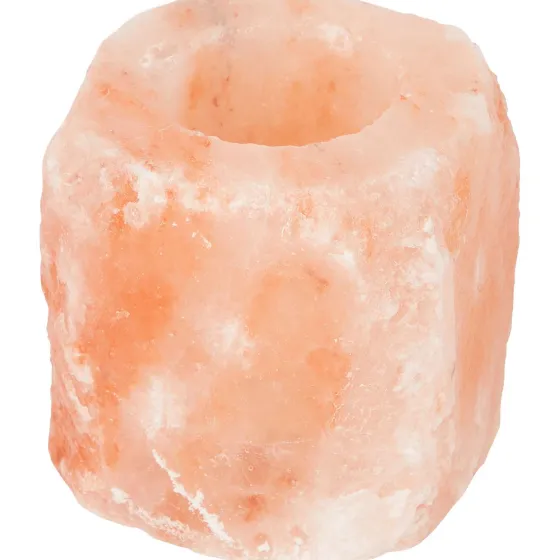 Kaarsenhouders>Merk Zoutsteen Theelichthouder Roze